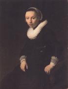 REMBRANDT Harmenszoon van Rijn Portrait of a young woman seated (mk33) Sweden oil painting artist